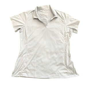 Port Authority Collared Quick Drying Shirt in Grey, Size L​​​​​​​​